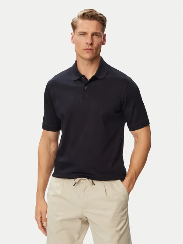 Bugatti Bugatti Polo 8150-15105E Tamnoplava Regular Fit