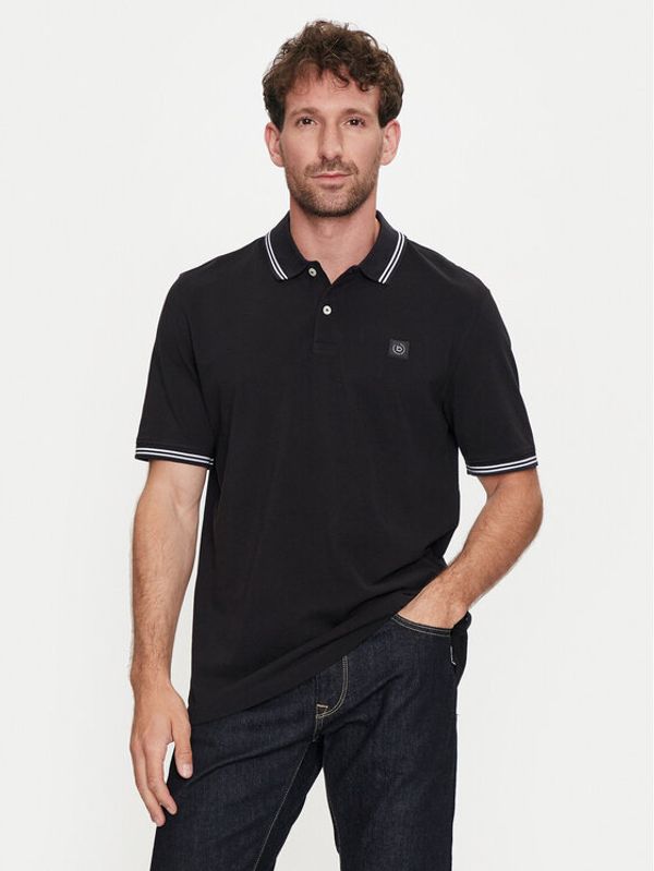 Bugatti Bugatti Polo 8150 55001A Crna Slim Fit