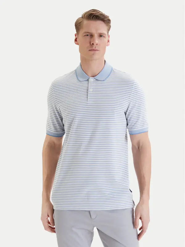 Bugatti Bugatti Polo 8150-75092C Svijetlo plava Regular Fit