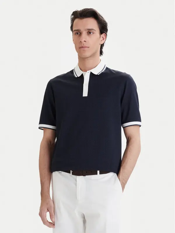 Bugatti Bugatti Polo 8150-75112C Tamnoplava Regular Fit