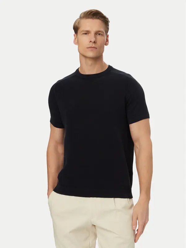 Bugatti Bugatti T-shirt 7200-15534E Tamnoplava Regular Fit