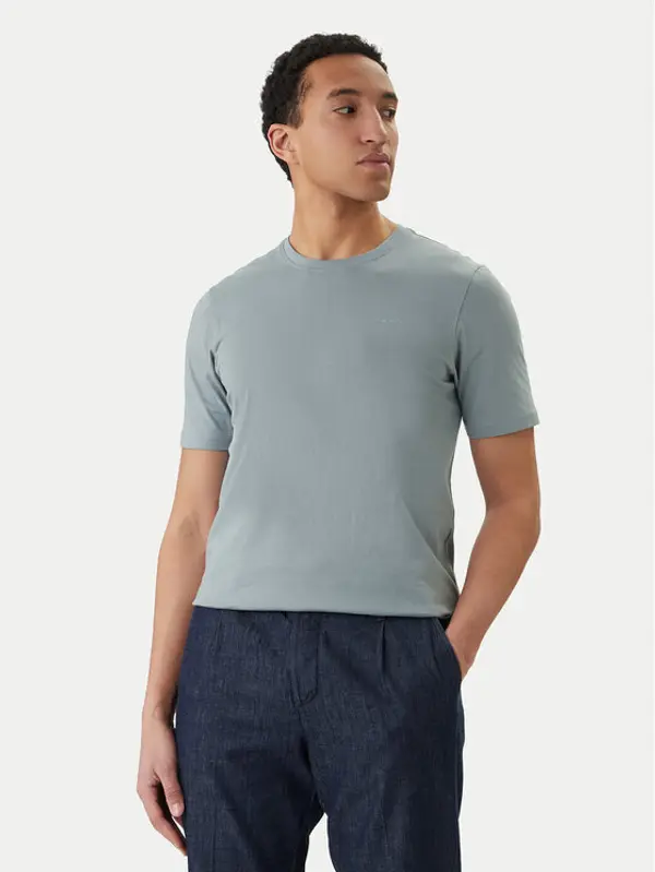 Bugatti Bugatti T-shirt 8350-15040E Zelena Regular Fit