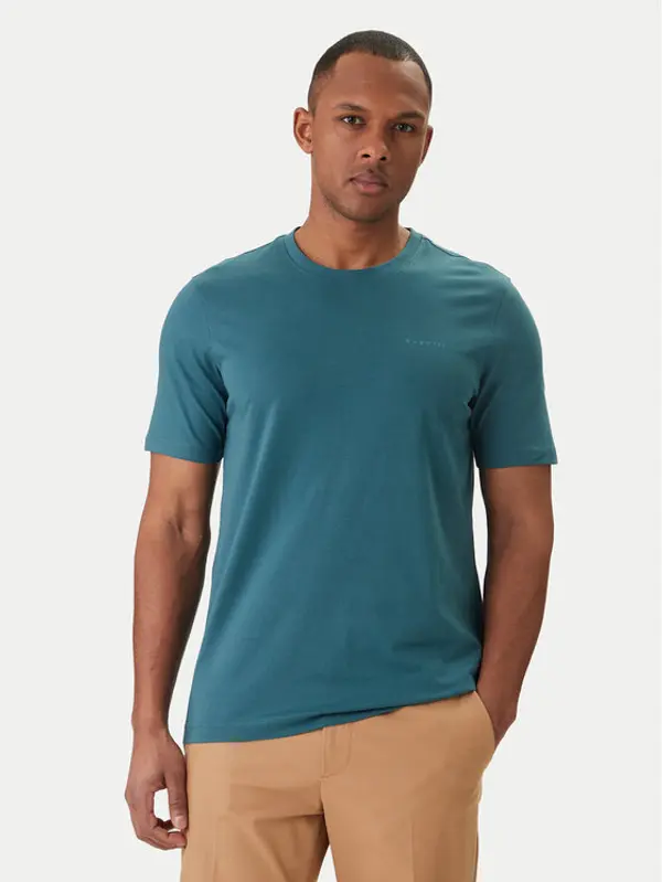 Bugatti Bugatti T-shirt 8350-15040E Zelena Regular Fit