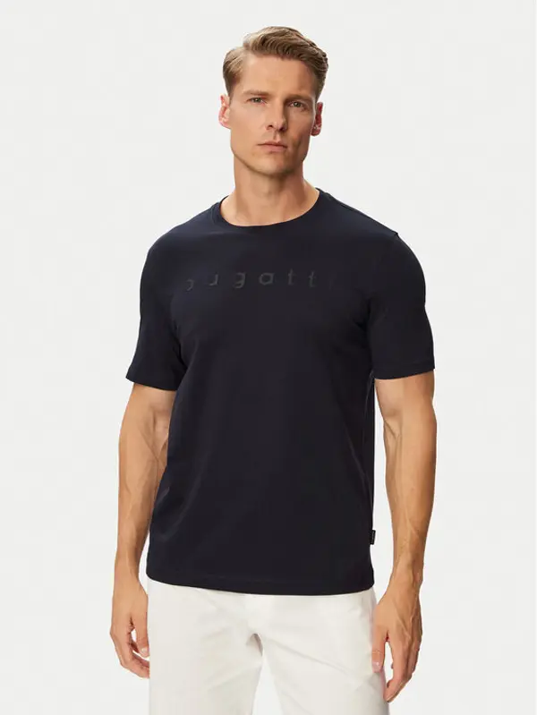 Bugatti Bugatti T-shirt 8350-15049E Tamnoplava Regular Fit