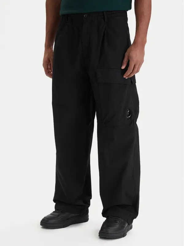 C.P. Company C.P. Company Hlače 20CMPA126A110325G Crna Boxy Fit