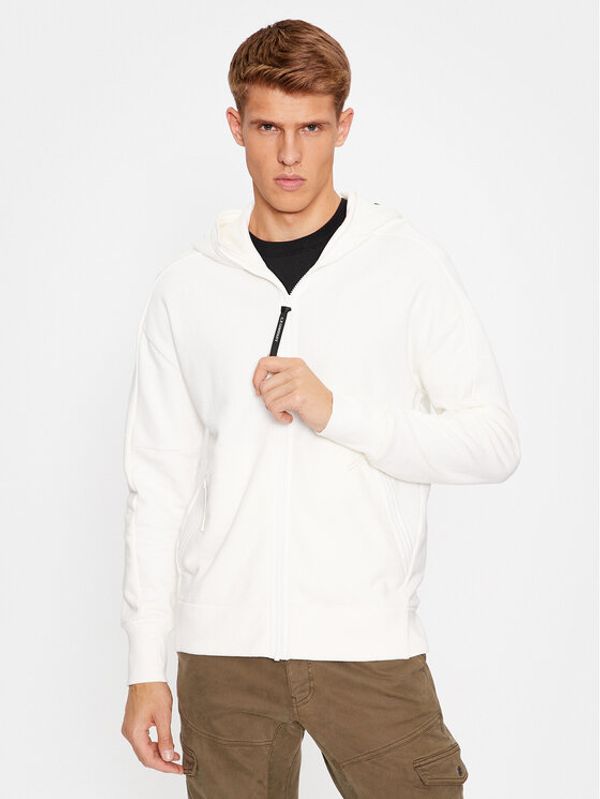 C.P. Company C.P. Company Majica dugih rukava 15CMSS062 A005086W Bijela Regular Fit