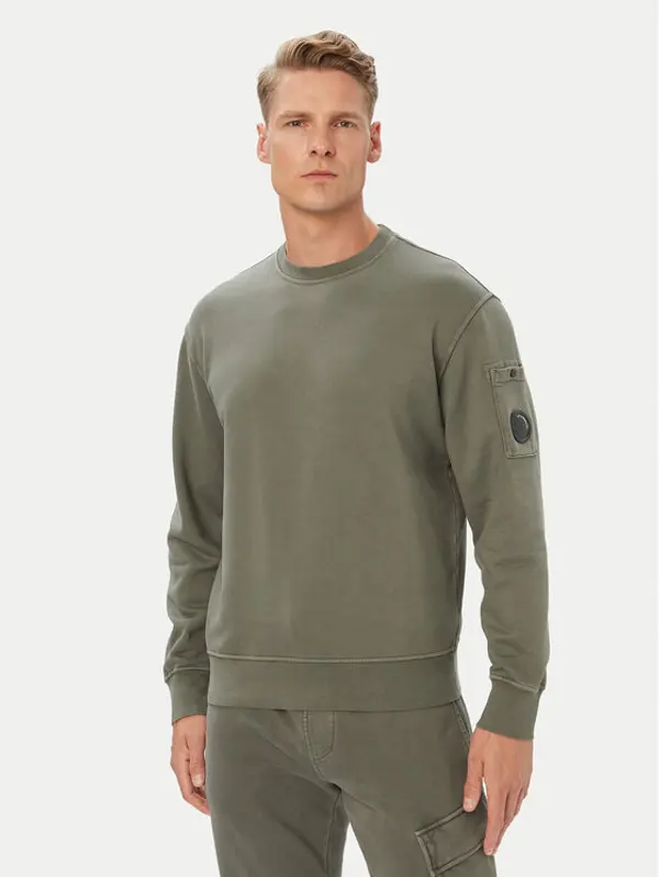 C.P. Company C.P. Company Majica dugih rukava 21CMSS718A006372R Zelena Regular Fit