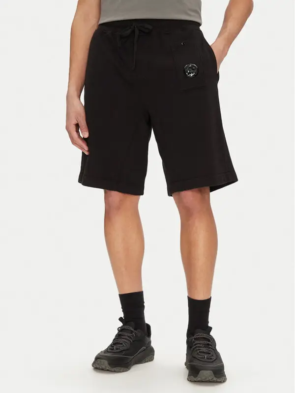 C.P. Company C.P. Company Sportske kratke hlače 18CMSB268A110337O Crna Relaxed Fit