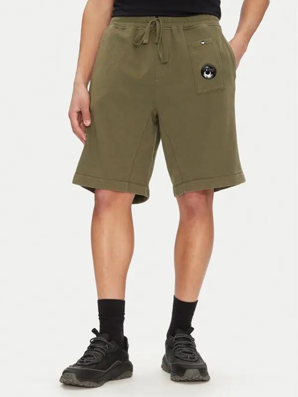 C.P. Company C.P. Company Sportske kratke hlače 18CMSB268A110337O Zelena Relaxed Fit