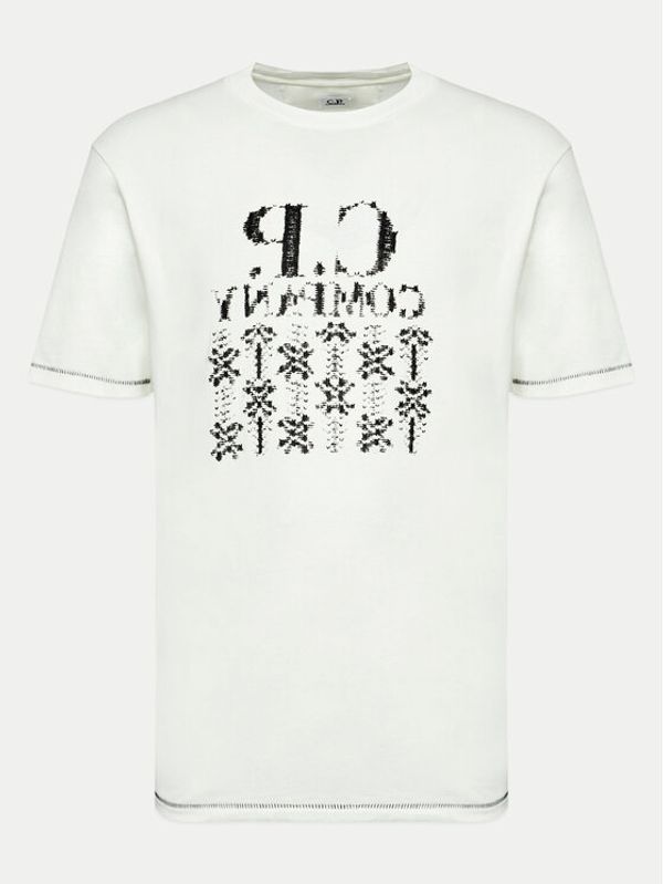 C.P. Company C.P. Company T-shirt 15CMTS355A 005431G Bijela Regular Fit