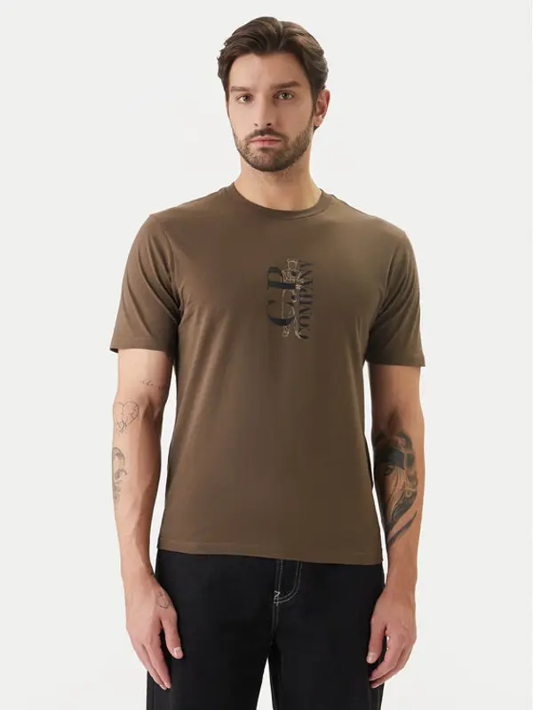 C.P. Company C.P. Company T-shirt 20CMTS084A005100W Zelena Regular Fit