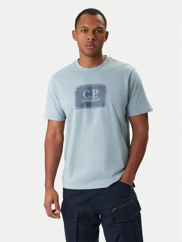 C.P. Company C.P. Company T-shirt 20CMTS723A005100W Plava Regular Fit
