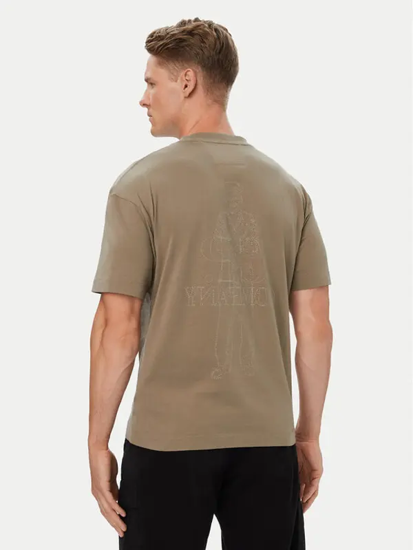C.P. Company C.P. Company T-shirt 21CMTS166A005100W Bež Regular Fit