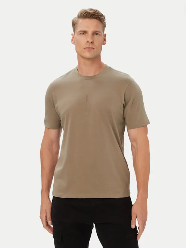 C.P. Company C.P. Company T-shirt 21CMTS184A005100W Bež Regular Fit