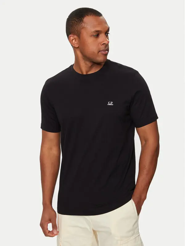 C.P. Company C.P. Company T-shirt RCCMTS725A005100W Crna Regular Fit