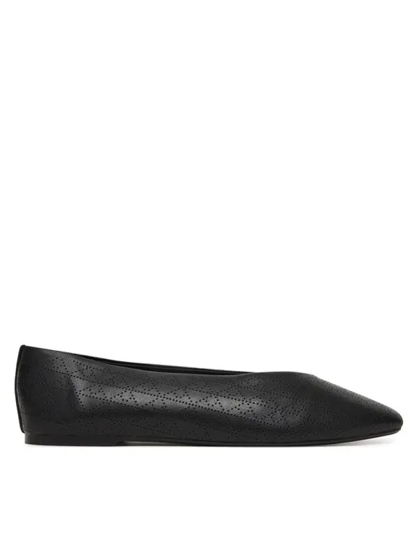Calvin Klein Calvin Klein Balerinke Square Ballerina Aop Lth HW0HW02936 Crna