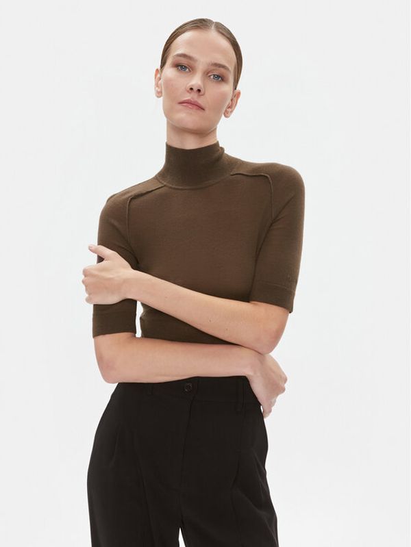 Calvin Klein Calvin Klein Bodi K20K205990 Smeđa Slim Fit