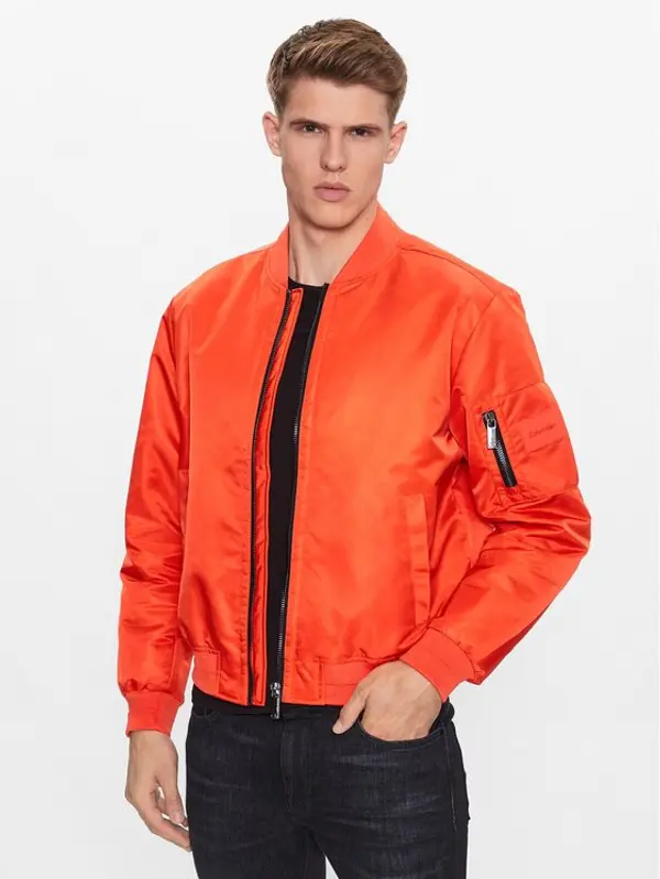 Calvin Klein Calvin Klein Bomber Hero K10K109907 Narančasta Regular Fit