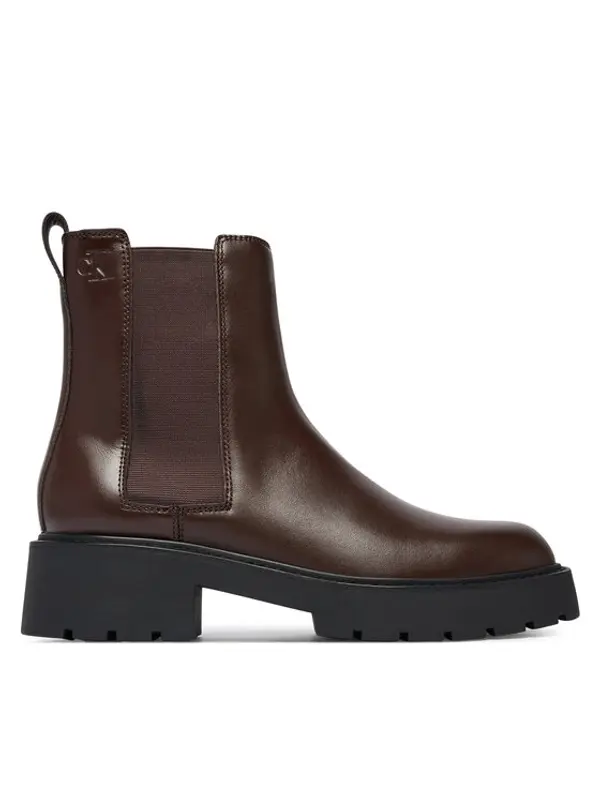 Calvin Klein Calvin Klein Chelsea cipele Chunky Chelsea Boot Pol Lth HW0HW03267 Crna