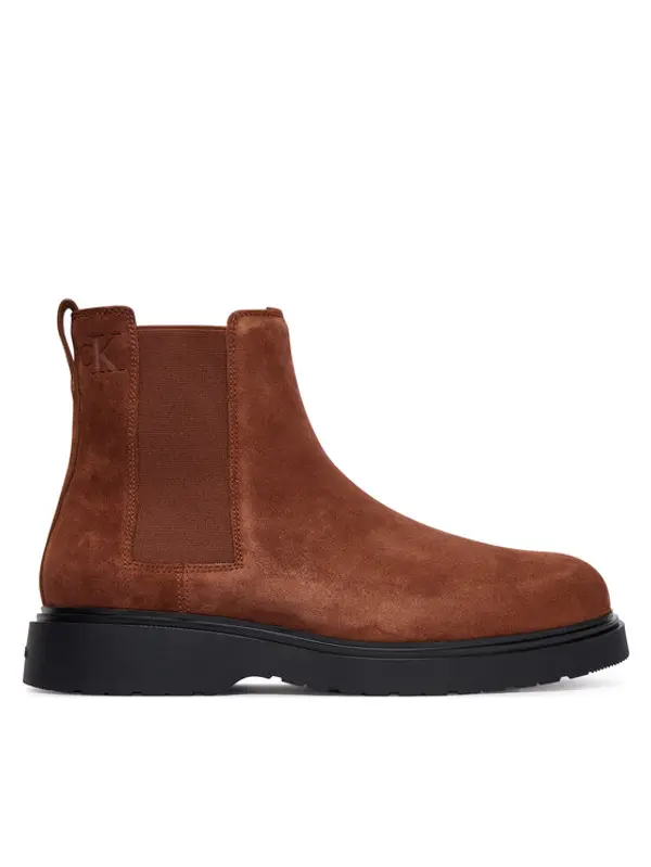 Calvin Klein Calvin Klein Chelsea cipele Combat Ess Chelsea Boot Su YM0YM01372 Smeđa