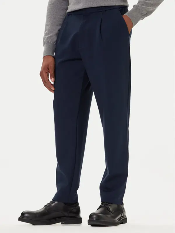 Calvin Klein Calvin Klein Chino LV04LE613G Tamnoplava Slim Fit