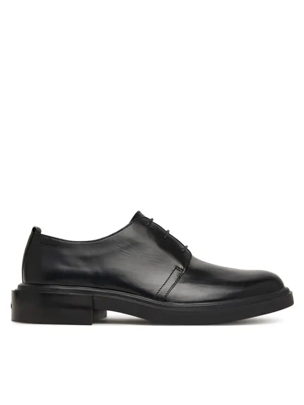Calvin Klein Calvin Klein Cipele Cupped Postman Derby Laceup Lth HM0HM01996 Crna