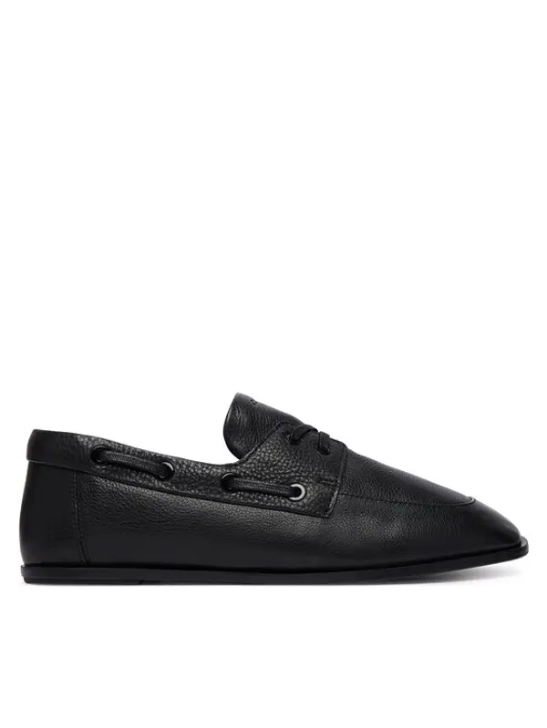 Calvin Klein Calvin Klein Cipele Ess Boatshoe Lth HW0HW03116 Crna