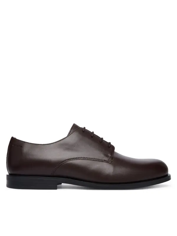 Calvin Klein Calvin Klein Cipele Ess Rubber Derby Lth HM0HM02056 Tamno smeđa