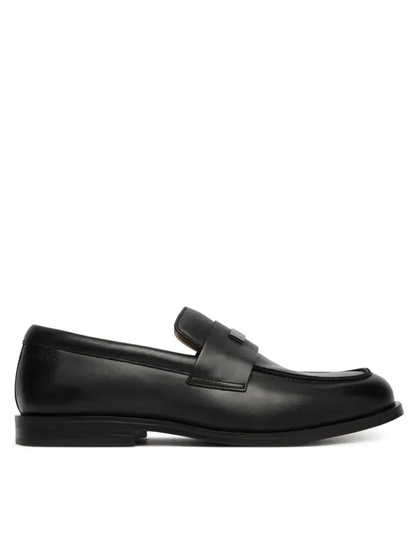 Calvin Klein Calvin Klein Cipele Ess Rubber Loafer Hw Plaq Va Lth HM0HM02177 Crna