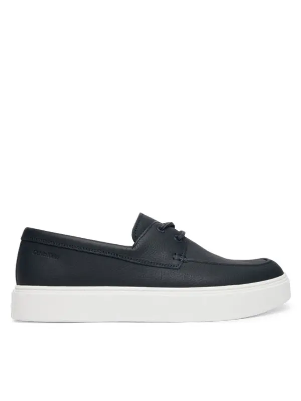 Calvin Klein Calvin Klein Cipele Hybrid Clean Boat Shoe Lth HM0HM02233 Tamnoplava