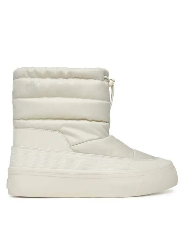 Calvin Klein Calvin Klein Čizme za snijeg Vulc Flatf Snowboot Nylon Mix Mg YW0YW01977 Bijela