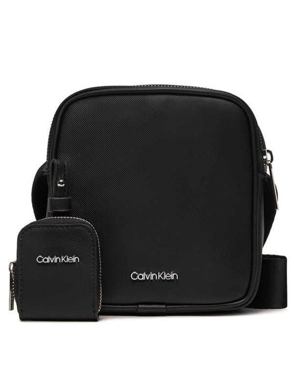 Calvin Klein Calvin Klein Crossover torbica Ck Est. Pu Cube Reporter K50K511861 Crna