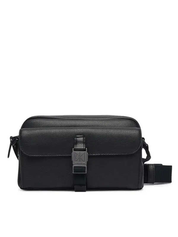 Calvin Klein Calvin Klein Crossover torbica Emblem Hw Camera Bag LV04D3505G Crna