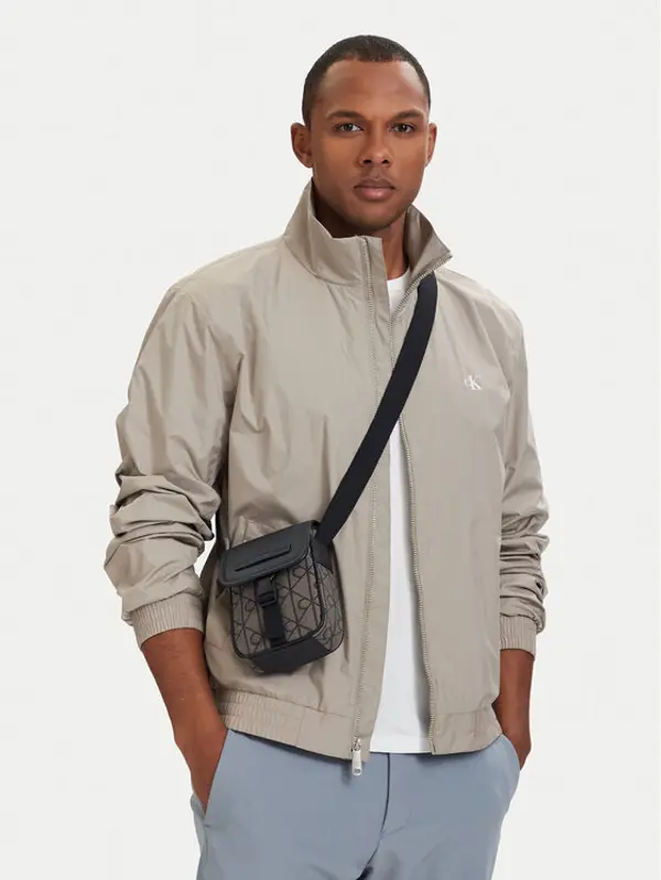 Calvin Klein Calvin Klein Crossover torbica Mixed Emblem Aop LV04D3527G Bež