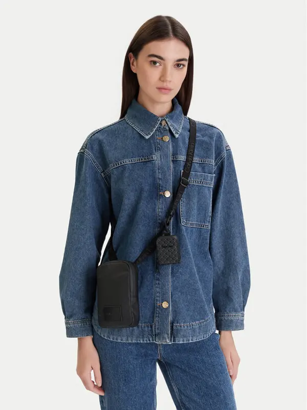 Calvin Klein Calvin Klein Crossover torbica Puffer Utility Phone Crossbody LV04D1115G Crna