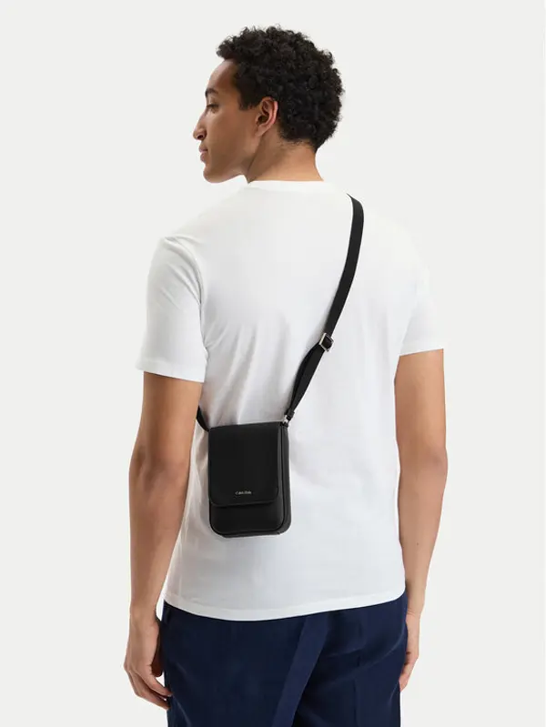 Calvin Klein Calvin Klein Crossover torbica Raised Phone Crossbody LV04D1226G Crna