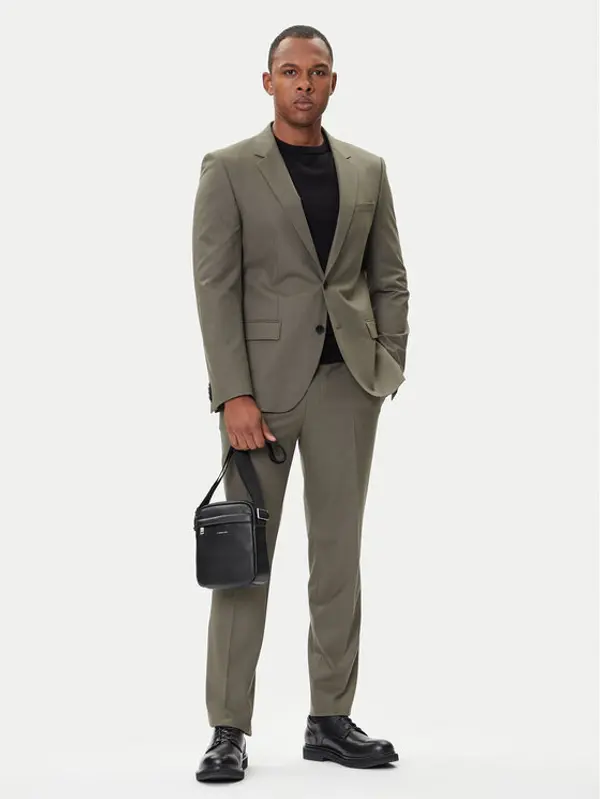 Calvin Klein Calvin Klein Crossover torbica Raised Reporter LV04D3160G Crna