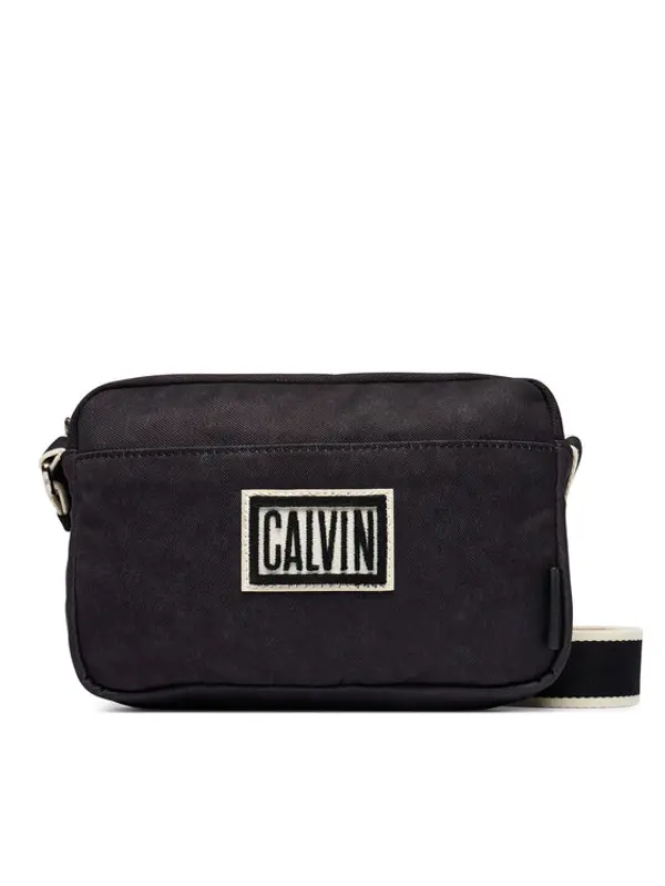 Calvin Klein Calvin Klein Crossover torbica Ssnl Graphic Camera Bag LV04D3628G Crna