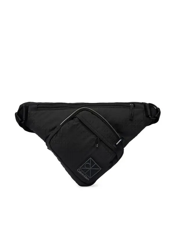 Calvin Klein Calvin Klein Crossover torbica Utility Emblem Aop Crossbody LV04D3386G Crna