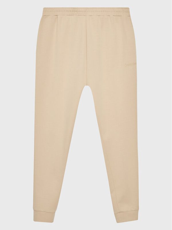 Calvin Klein Curve Calvin Klein Curve Donji dio trenerke Inclusive Micro Logo K20K204884 Bež Regular Fit