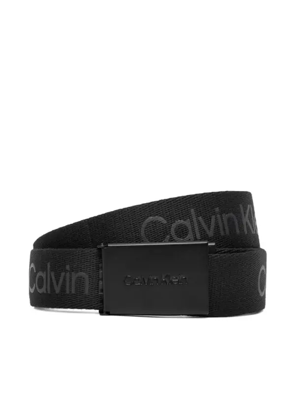 Calvin Klein Calvin Klein Dječji remen Calvin Logo Canvas Belt IU0IU00667 Crna