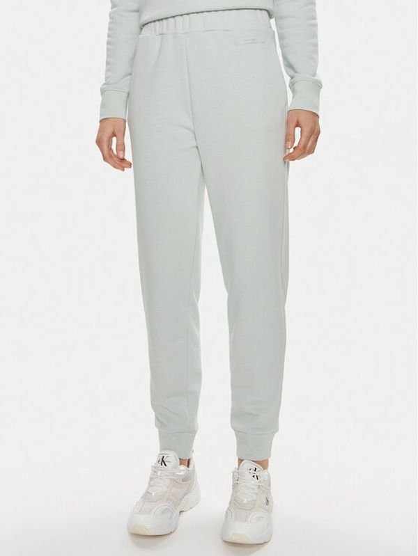 Calvin Klein Calvin Klein Donji dio trenerke Micro Logo K20K206632 Zelena Regular Fit