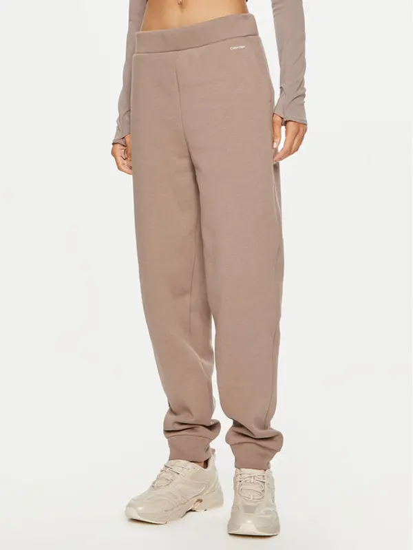 Calvin Klein Calvin Klein Donji dio trenerke Nano Logo K20K208330 Bež Regular Fit