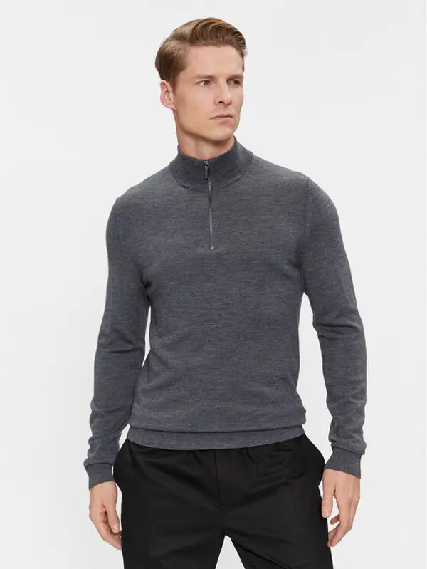 Calvin Klein Calvin Klein Džemper K10K110421 Siva Regular Fit
