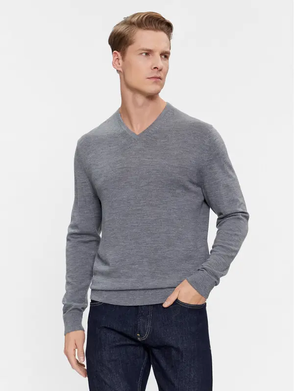 Calvin Klein Calvin Klein Džemper K10K110423 Siva Slim Fit