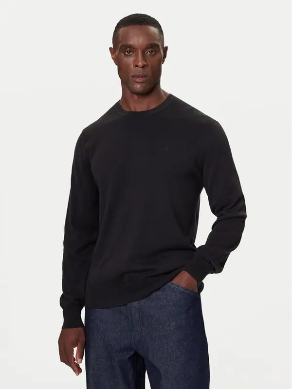 Calvin Klein Calvin Klein Džemper LV040BM343 Crna Regular Fit