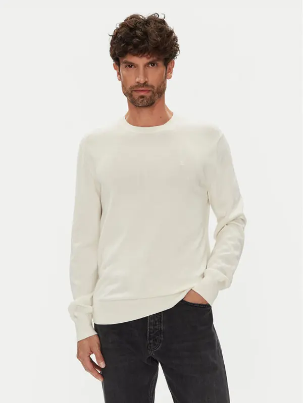 Calvin Klein Calvin Klein Džemper LV040BM343 Écru Regular Fit