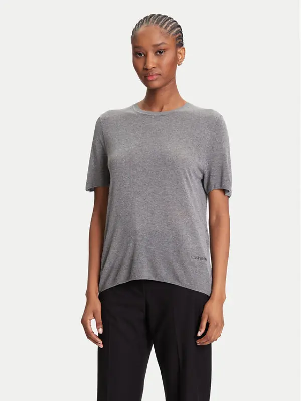 Calvin Klein Calvin Klein Džemper LV044A307G Siva Regular Fit