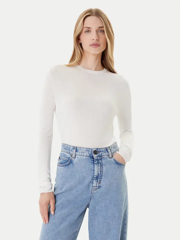 Calvin Klein Calvin Klein Džemper LV044C339G Écru Regular Fit
