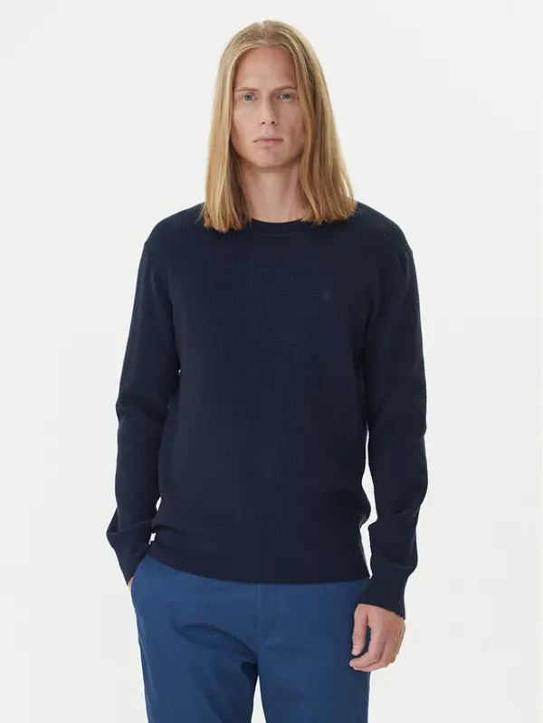 Calvin Klein Calvin Klein Džemper LV04LB327G Tamnoplava Regular Fit